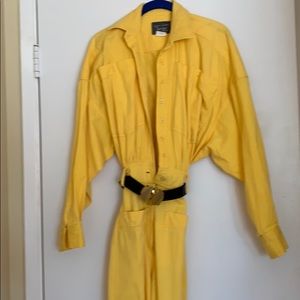 Yellow jumpsuit